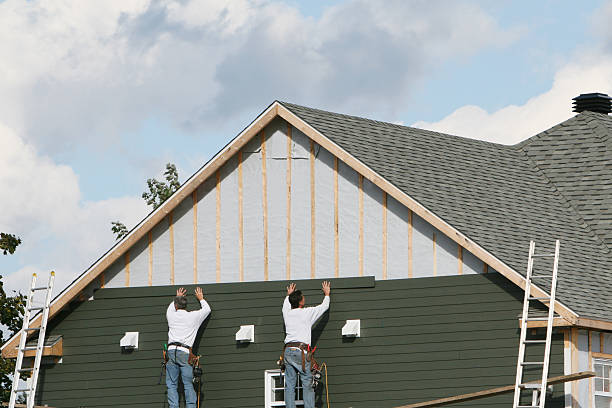 Professional Emergency Siding Repair technician working in Woodville, OH